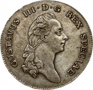 Švédsko 1 Riksdaler 1783 OL