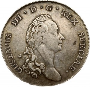 Suède 1 Riksdaler 1791 OL
