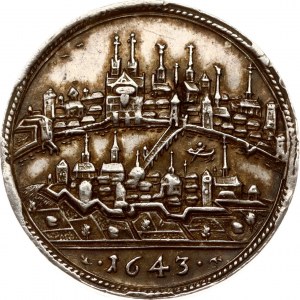 Švajčiarsko Bazilej Darčeková medaila 1643