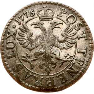 Švajčiarsko Ženeva 9 Deniers / 3 Quarts 1775