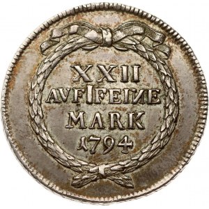 Svizzera Zürich 1/2 Taler 1794 B