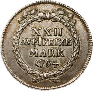 Switzerland Zürich 1/2 Taler 1794 B