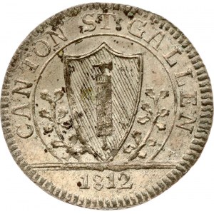 Svizzera San Gallo 1 Batzen 1812