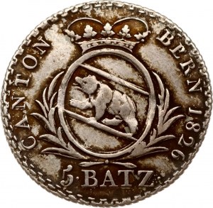 Schweiz Bern 5 Batzen 1826