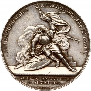 Svizzera Medaglia di Basilea 1844 Festa del tiro