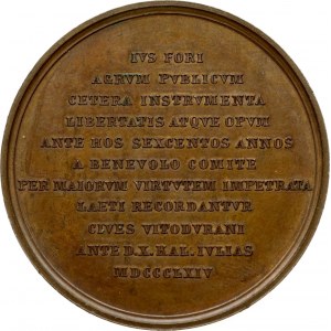 Bronze Medal 1864 Winterthur
