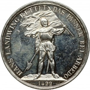 5 Francs 1869 Zug Shooting Festival