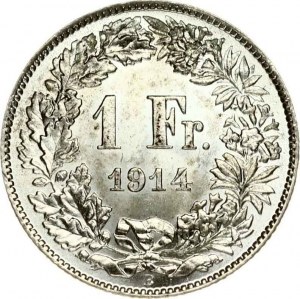 Suisse 1 Franc 1914 B