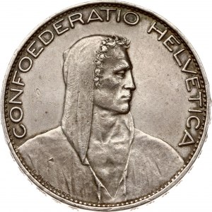 Schweiz 5 Franken 1926 B Herdsman