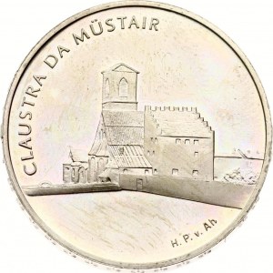 Szwajcaria. 20 franków 2001 B Opactwo Müstair