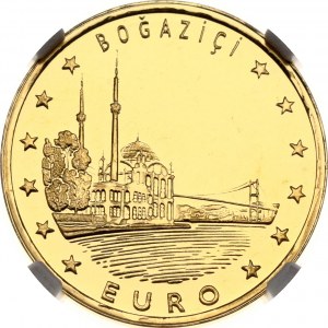 Turecko 50000000 Lira 2000 Bogazici NGC PF 69 Cameo TOP POP