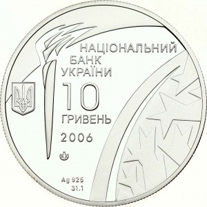 Ukrajina 10 Hryven 2006 Zimné olympijské hry