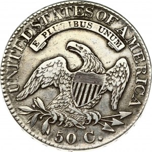 USA 50 centesimi 1824 busto coperto