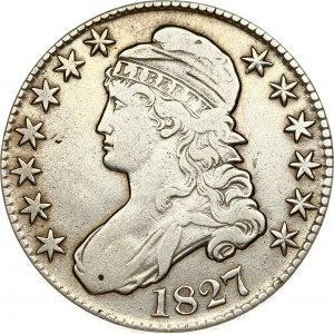 USA 50 centesimi 1827 busto coperto