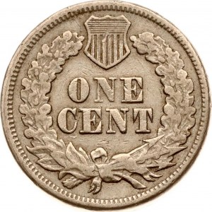 Cent USA z 1864 r. Głowa Indianina