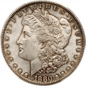 Morganov dolár USA 1880 S PCGS MS 65