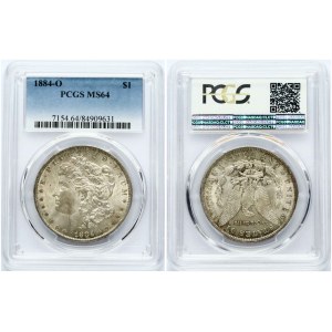 USA Dollar 1884 O PCGS MS 64