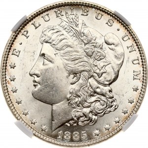 Morganov dolár USA 1885 NGC MS 63