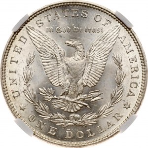 USA Morganův dolar 1887 Philadelphia NGC MS 63