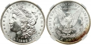 USA Morgan Dollar 1888 NGC MS 63