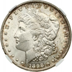 USA Dollar Morgan 1898 O NGC MS 63