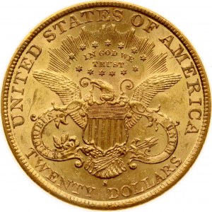 USA 20 dolarů 1899 S PCGS AU 58