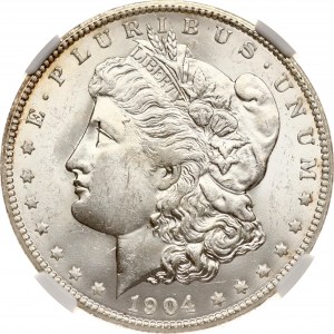 USA Dollar Morgan 1904 O NGC MS 63