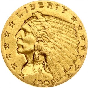 USA 2½ dolara 1909