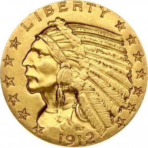USA 5 dolarů 1912 S