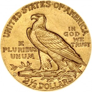 USA 2½ Dollars 1914 D