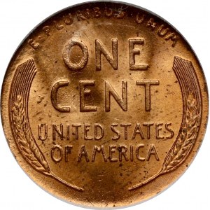 USA 1 Cent 1945 NNC MS 68 ROSSO