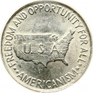 USA 1/2 dolára 1952 Washington-Carver PCGS AU Podrobnosti