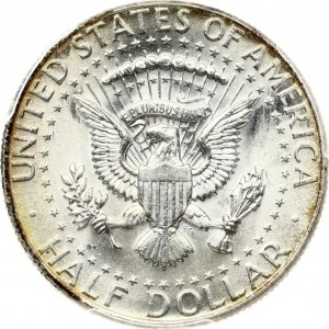 USA Kennedy 1/2 Dollar 1964 PCGS MS 64