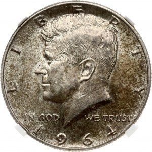 USA Kennedy 1/2 Dollar 1964 NGC MS 63