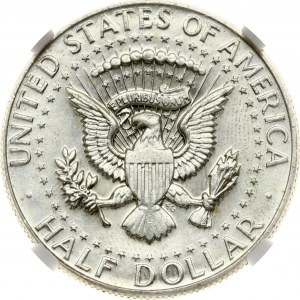 USA Kennedy 1/2 Dollaro 1967 NGC MS 64