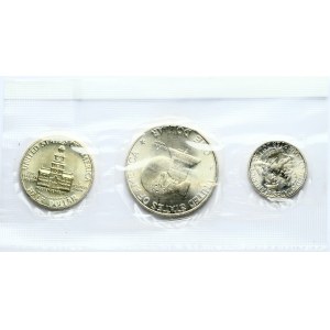 USA 1/4 - Dollar 1976 S Zweihundertjahrfeier Satz von 3 Münzen