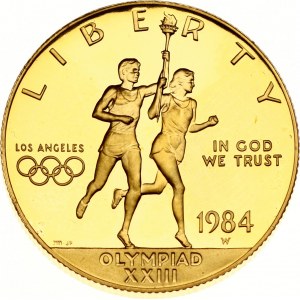 USA 10 Dollars 1984 W Jeux Olympiques d'été