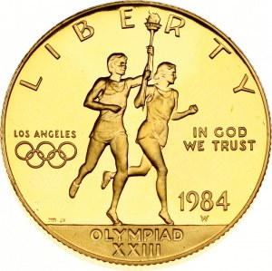 USA 10 Dollars 1984 W Summer Olympics