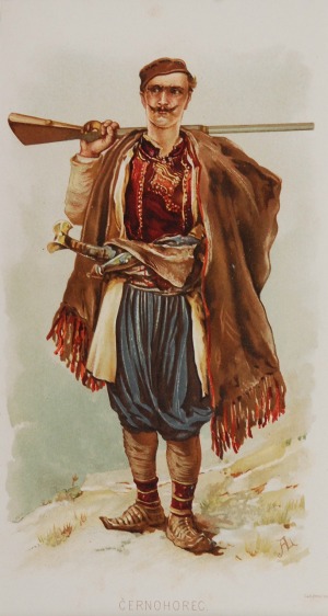 Zygmunt AJDUKIEWICZ (1861-1917), Górale z Galicji i Lodomerii - zbiór 5 prac, ok. 1890 r