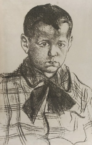 Józef MEHOFFER (1869-1946), Portret Zbysia, ok. 1912 r.