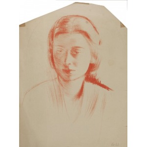 Zygmunt KRÓL (1899-1983), Portret żony, ok. 1925