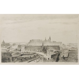 Andrzej OLEŚ (1886-1952), Wawel od północy, 1928