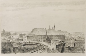 Andrzej OLEŚ (1886-1952), Wawel od północy, 1928