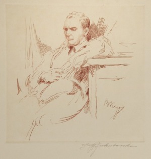 Stanisław JAKUBOWSKI (1885-1964), Portret Franciszka Kotuli, ok. 1955
