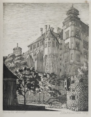 Zofia KOPYCIŃSKA (XX w.), Wawel - Kurza Stopka, 1942