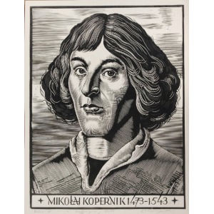 Edward KUCZYŃSKI  (1905-1958), Portret Mikołaja Kopernika, ok. 1950