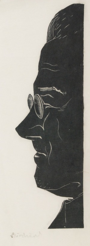 Adam MŁODZIANOWSKI (1917-1985), Autoportret, ok.1960