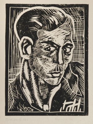 Czesław KOPCZYŃSKI (XX w.), Autoportret, 1953