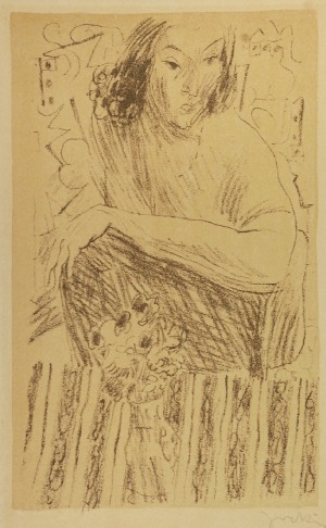 Andrzej JURKIEWICZ (1907-1967), Portret kobiety, ok. 1935