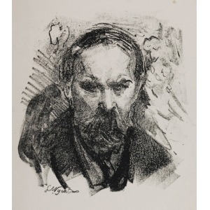 Leon WYCZÓŁKOWSKI (1852-1936), Portret Konstantego Laszczki, 1922